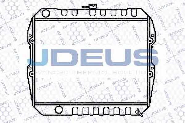 J. Deus 028N35 Радиатор охлаждения двигателя 028N35: Отличная цена - Купить в Польше на 2407.PL!
