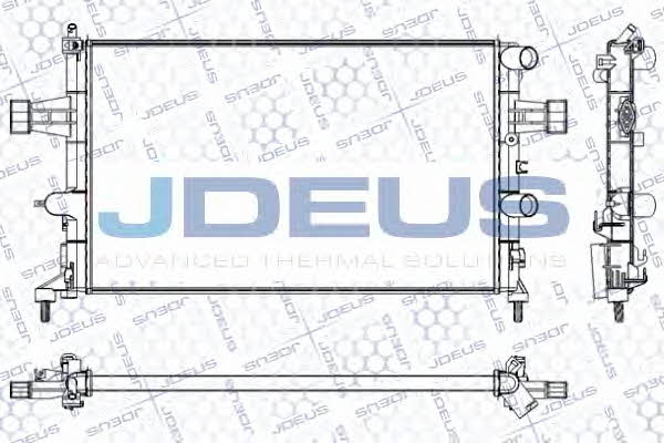 J. Deus RA0200750 Радіатор охолодження двигуна RA0200750: Приваблива ціна - Купити у Польщі на 2407.PL!