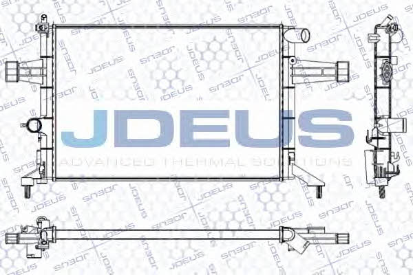 J. Deus RA0200760 Радіатор охолодження двигуна RA0200760: Приваблива ціна - Купити у Польщі на 2407.PL!