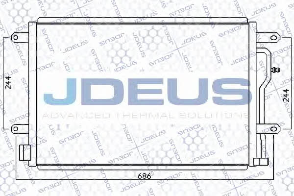 J. Deus 701M14 Радіатор кондиціонера (Конденсатор) 701M14: Приваблива ціна - Купити у Польщі на 2407.PL!