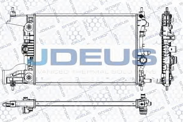 J. Deus RA0201060 Radiator, engine cooling RA0201060: Buy near me in Poland at 2407.PL - Good price!