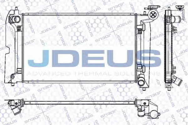 J. Deus RA0280090 Радіатор охолодження двигуна RA0280090: Приваблива ціна - Купити у Польщі на 2407.PL!