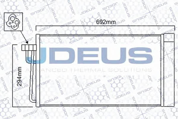 J. Deus 705M23 Радіатор кондиціонера (Конденсатор) 705M23: Приваблива ціна - Купити у Польщі на 2407.PL!