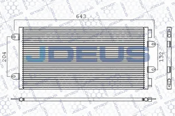 J. Deus 711M60 Радиатор кондиционера (Конденсатор) 711M60: Отличная цена - Купить в Польше на 2407.PL!