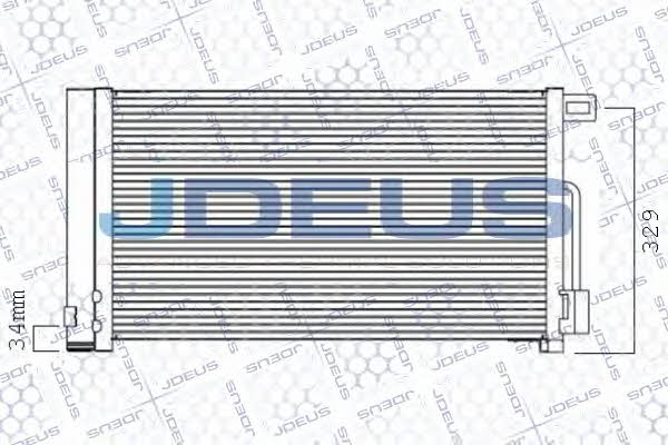 J. Deus 711M67 Радиатор кондиционера (Конденсатор) 711M67: Отличная цена - Купить в Польше на 2407.PL!