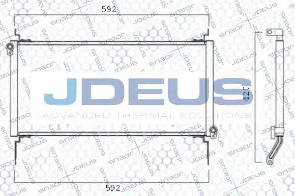 J. Deus 711M70 Радиатор кондиционера (Конденсатор) 711M70: Отличная цена - Купить в Польше на 2407.PL!