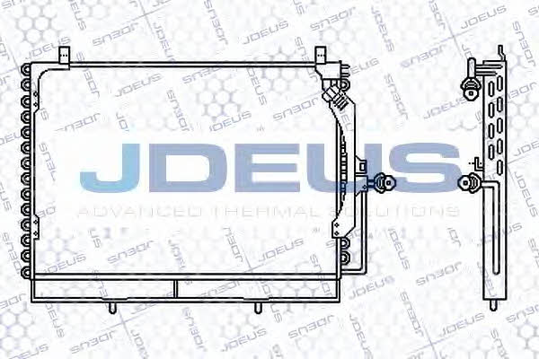 J. Deus 717M04 Радиатор кондиционера (Конденсатор) 717M04: Отличная цена - Купить в Польше на 2407.PL!