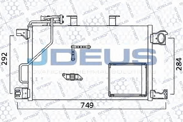 J. Deus 717M44A Cooler Module 717M44A: Buy near me in Poland at 2407.PL - Good price!