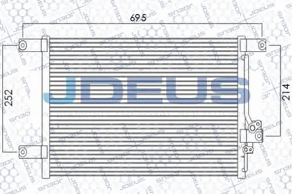 J. Deus 718M34 Радиатор кондиционера (Конденсатор) 718M34: Отличная цена - Купить в Польше на 2407.PL!