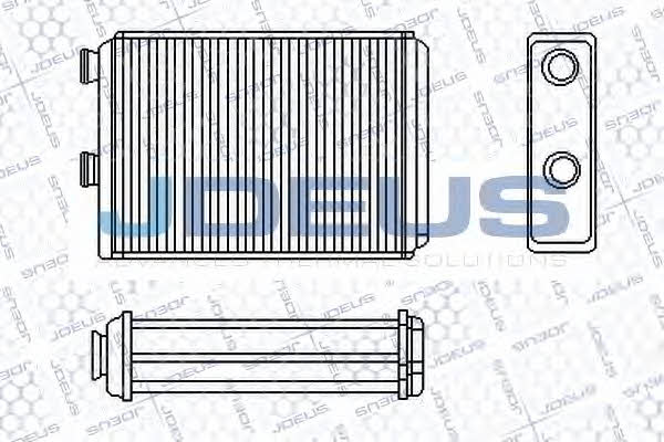 J. Deus RA2110710 Heat exchanger, interior heating RA2110710: Buy near me in Poland at 2407.PL - Good price!