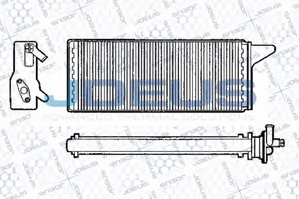 J. Deus RA2140010 Heat exchanger, interior heating RA2140010: Buy near me in Poland at 2407.PL - Good price!