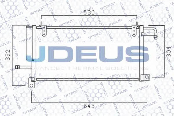 J. Deus 725B08 Радіатор кондиціонера (Конденсатор) 725B08: Приваблива ціна - Купити у Польщі на 2407.PL!