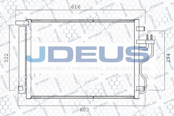 J. Deus 754M46 Радиатор кондиционера (Конденсатор) 754M46: Отличная цена - Купить в Польше на 2407.PL!