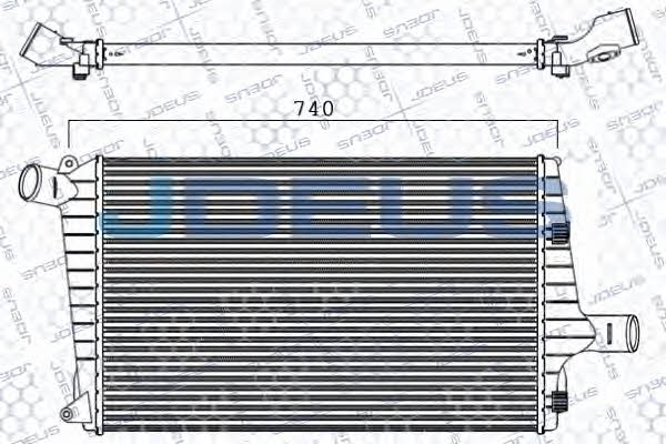 J. Deus 801M17A Chłodnica powietrza doładowującego (intercooler) 801M17A: Dobra cena w Polsce na 2407.PL - Kup Teraz!