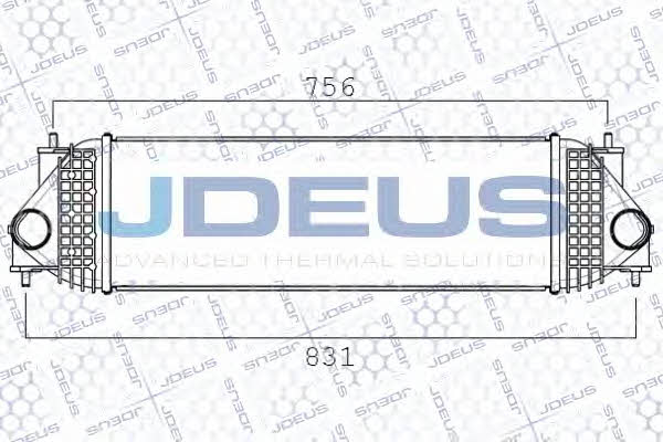 J. Deus 842M18A Chłodnica powietrza doładowującego (intercooler) 842M18A: Dobra cena w Polsce na 2407.PL - Kup Teraz!