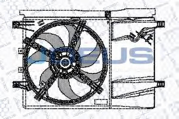 J. Deus EV11M670 Вентилятор радиатора охлаждения EV11M670: Отличная цена - Купить в Польше на 2407.PL!
