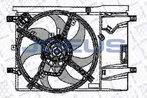J. Deus EV11M680 Вентилятор радиатора охлаждения EV11M680: Отличная цена - Купить в Польше на 2407.PL!