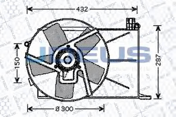 J. Deus EV200530 Вентилятор радіатора охолодження EV200530: Приваблива ціна - Купити у Польщі на 2407.PL!