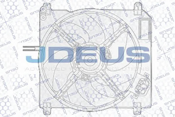 J. Deus EV811300 Hub, engine cooling fan wheel EV811300: Buy near me in Poland at 2407.PL - Good price!