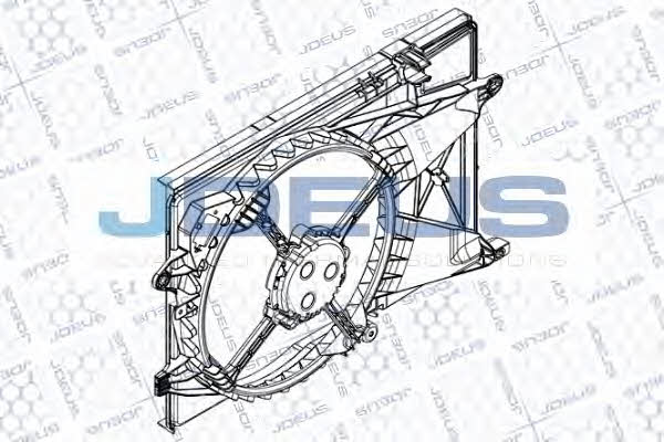 J. Deus EV893000 Hub, engine cooling fan wheel EV893000: Buy near me at 2407.PL in Poland at an Affordable price!