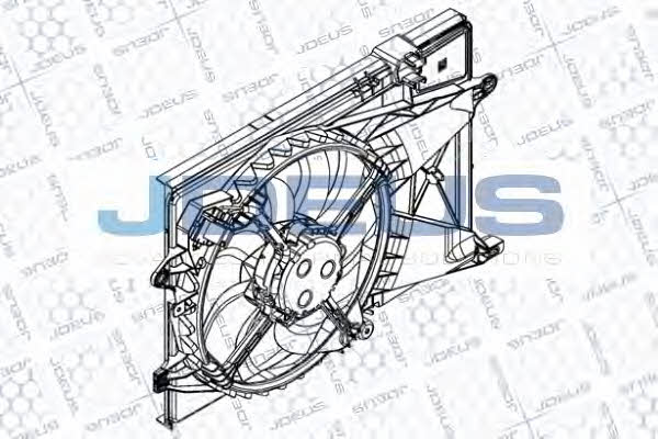 J. Deus EV8D2440 Hub, engine cooling fan wheel EV8D2440: Buy near me in Poland at 2407.PL - Good price!