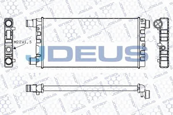 J. Deus RA0110211 Радиатор охлаждения двигателя RA0110211: Отличная цена - Купить в Польше на 2407.PL!