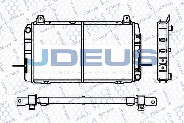 J. Deus RA0120500 Радіатор охолодження двигуна RA0120500: Приваблива ціна - Купити у Польщі на 2407.PL!