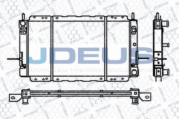 J. Deus RA0120591 Радіатор охолодження двигуна RA0120591: Приваблива ціна - Купити у Польщі на 2407.PL!