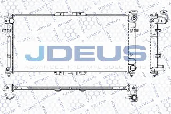 J. Deus RA0160120 Радіатор охолодження двигуна RA0160120: Приваблива ціна - Купити у Польщі на 2407.PL!
