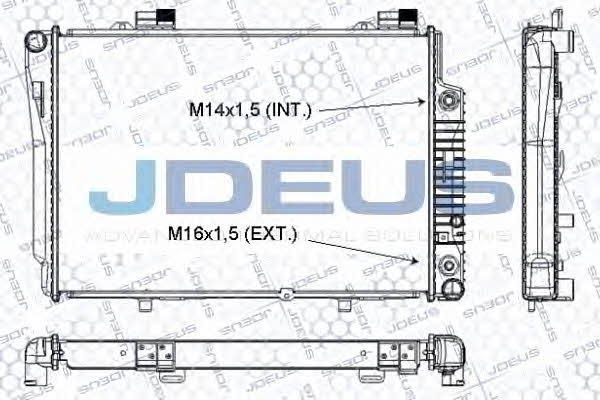 J. Deus RA0170350 Kühler motorkühlung RA0170350: Kaufen Sie zu einem guten Preis in Polen bei 2407.PL!