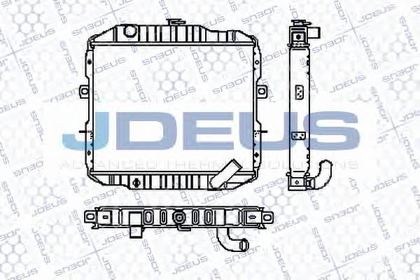 J. Deus RA0180051 Radiator, engine cooling RA0180051: Buy near me in Poland at 2407.PL - Good price!