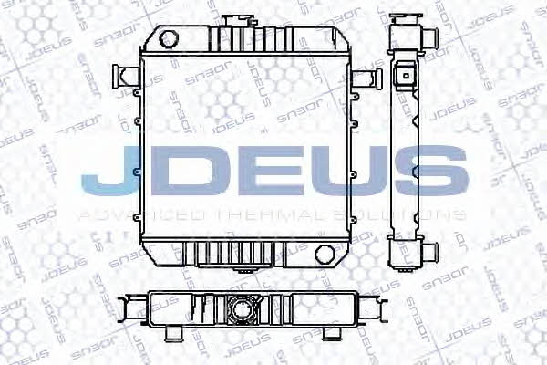J. Deus RA0200060 Радіатор охолодження двигуна RA0200060: Приваблива ціна - Купити у Польщі на 2407.PL!