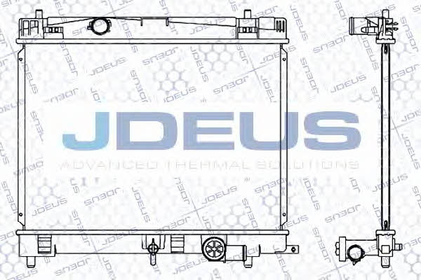 J. Deus 028M84 Радиатор охлаждения двигателя 028M84: Отличная цена - Купить в Польше на 2407.PL!