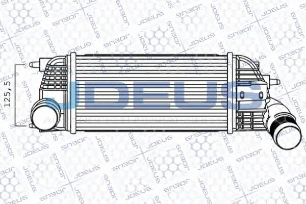 J. Deus 821M35A Intercooler, charger 821M35A: Buy near me in Poland at 2407.PL - Good price!