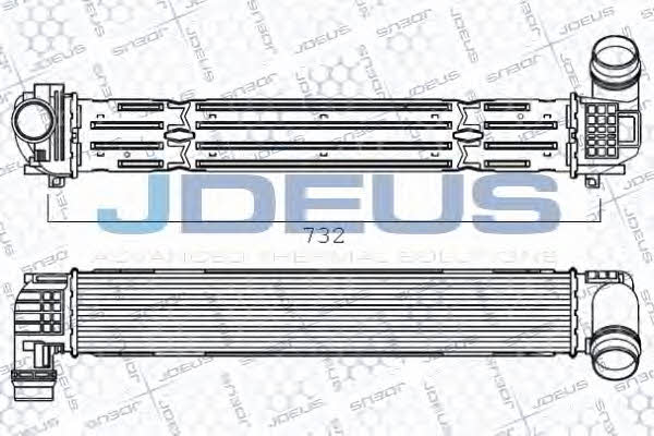 J. Deus 823M91A Intercooler, charger 823M91A: Buy near me in Poland at 2407.PL - Good price!