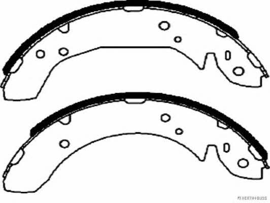 Jakoparts J3500530 Brake shoe set J3500530: Buy near me in Poland at 2407.PL - Good price!