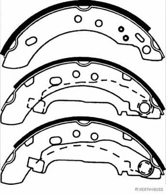 Jakoparts J3501043 Brake shoe set J3501043: Buy near me in Poland at 2407.PL - Good price!