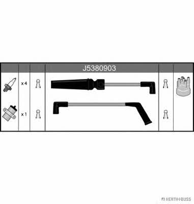 Jakoparts J5380903 Ignition cable kit J5380903: Buy near me in Poland at 2407.PL - Good price!