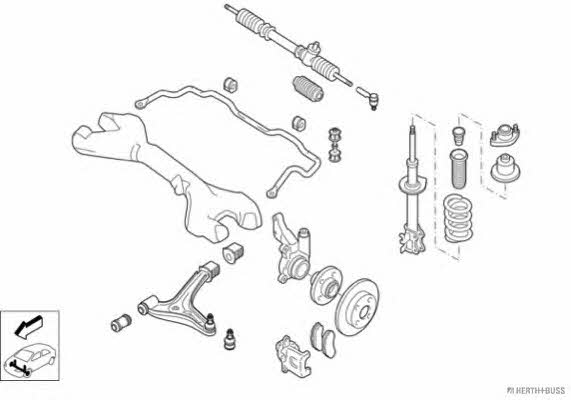Jakoparts N01674-VA Auto part N01674VA: Buy near me at 2407.PL in Poland at an Affordable price!