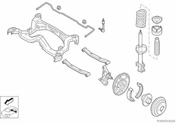 Jakoparts N02181-HA Auto part N02181HA: Buy near me in Poland at 2407.PL - Good price!