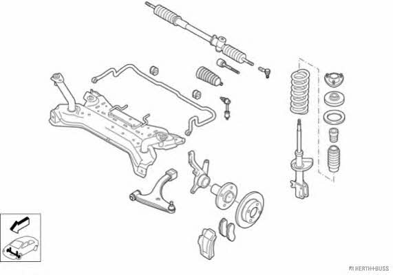 Jakoparts N02261-VA Auto part N02261VA: Buy near me at 2407.PL in Poland at an Affordable price!