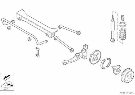 Jakoparts N03019-HA Auto part N03019HA: Buy near me in Poland at 2407.PL - Good price!