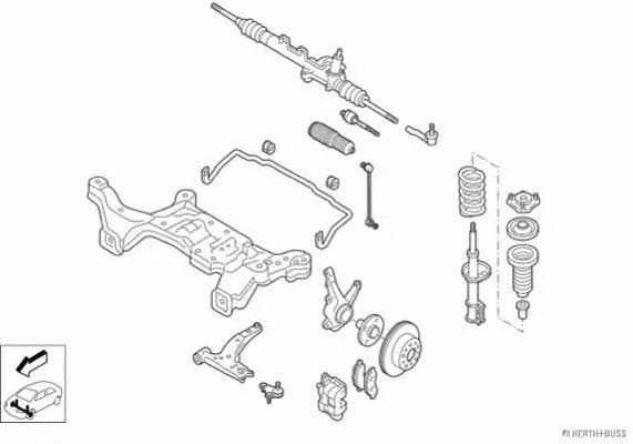  N03081-VA Steering N03081VA: Buy near me in Poland at 2407.PL - Good price!