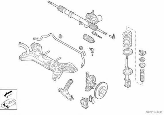 Jakoparts N03263-VA Auto part N03263VA: Buy near me in Poland at 2407.PL - Good price!