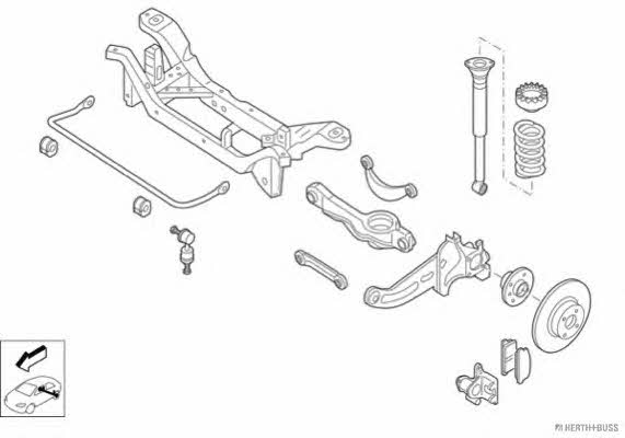 Jakoparts N03325-HA Auto part N03325HA: Buy near me in Poland at 2407.PL - Good price!