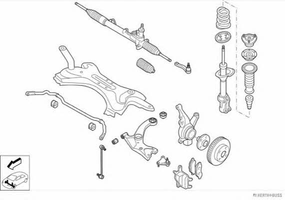  N03458-VA Steering N03458VA: Buy near me in Poland at 2407.PL - Good price!