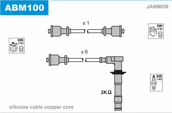 Janmor ABM100 Ignition cable kit ABM100: Buy near me in Poland at 2407.PL - Good price!