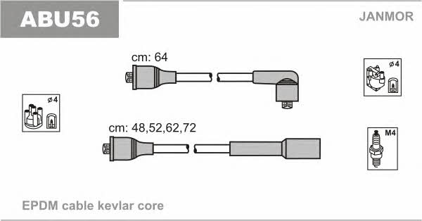 Janmor ABU56 Zündkabel kit ABU56: Kaufen Sie zu einem guten Preis in Polen bei 2407.PL!