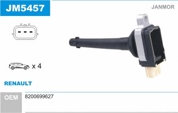 Janmor JM5457 Ignition coil JM5457: Buy near me in Poland at 2407.PL - Good price!
