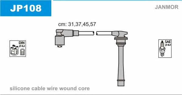 Janmor JP108 Ignition cable kit JP108: Buy near me in Poland at 2407.PL - Good price!